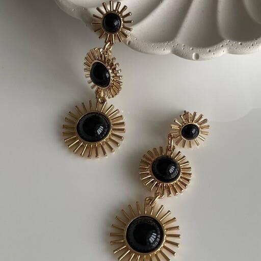 گوشواره طرح خورشید زنانه